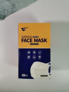 China Fiberglass Free Triple Layer Flat Tie - On Face Mask wholesale
