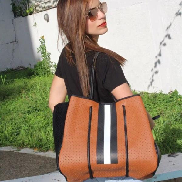 Diving material Gym Bags Men Women Training Fitness Travel Handbag Yoga Mat Sport Bag with shoes Compartment