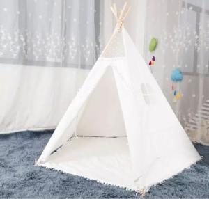China Geertop 3.8kg Cotton Canvas Kids Pop Up Play Tent wholesale