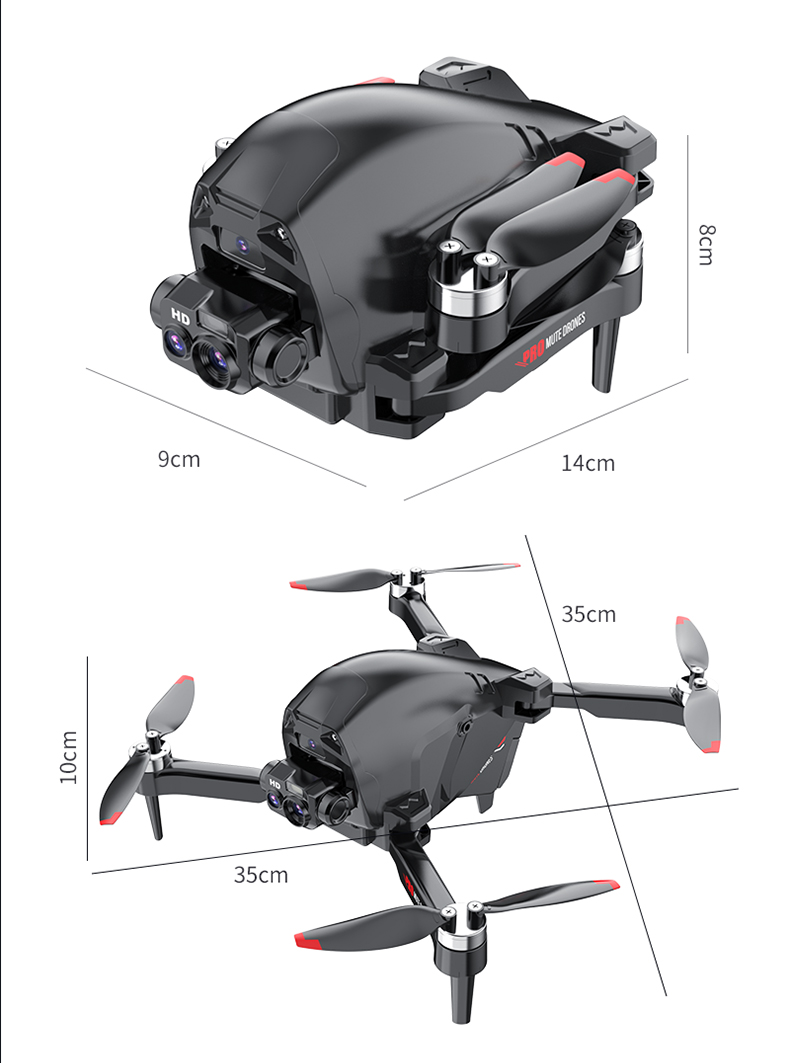Private Mold Yes GW 14 HUGTEC W14HW 1080P Hd Live View Drone UAVFor Outdoor Adventure Speed Adjustment Function Drone