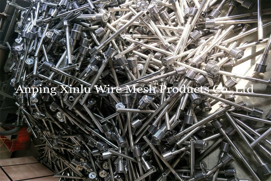 Standard Long Neck Stainless steel Wedge Wire Johnson Screen Nozzle for water ion exchange system