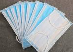 Three Layers Medical Surgical Face Mask Antiviral Environmental Friendly