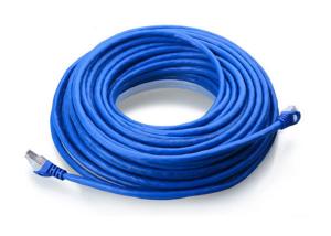 China Blue FTP Cat6A Cable , Customized Length 4 Pair Twisted Shielded Cable wholesale