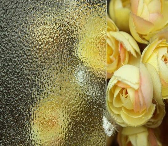 Polished Edge Patterned Tempered Glass Clear Moru Tinted Moru Ultra Clear Glass