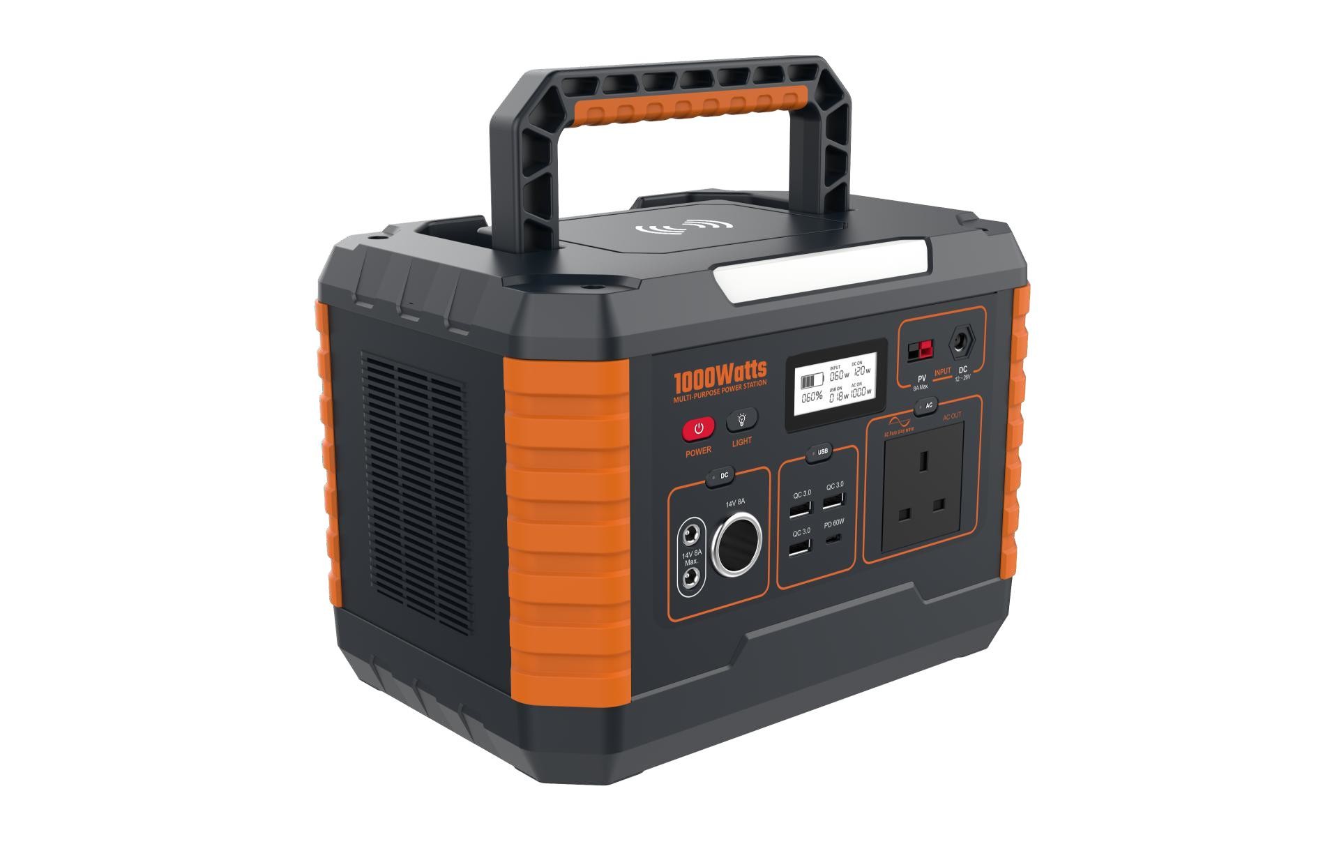 MP1000 999Wh Portable Power Source For Camping Outdoor 150W 8.6kg