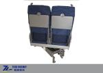 High Speed Train Passenger Seat Adjustable Backrest 180 Degree Rotatable