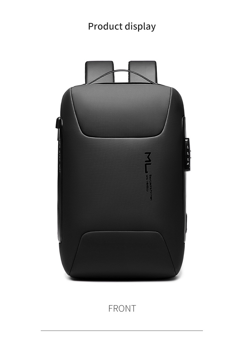 Factory hot sell custom school laptop USB charging men notebook waterproof anti theft backpack men bagpack laptop Backpack