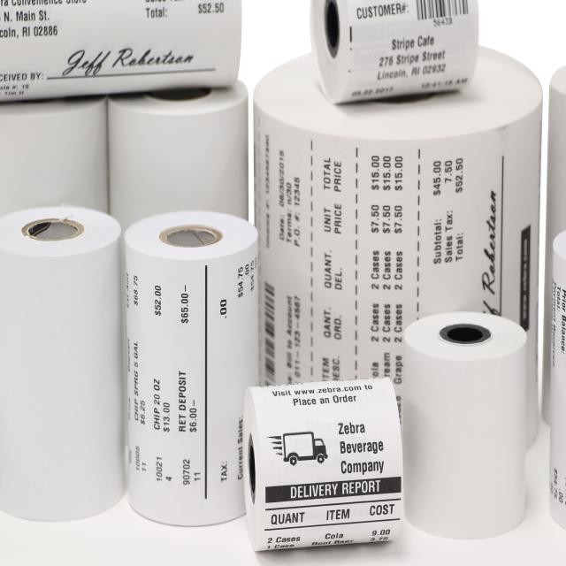 48-70 GSM Thermal Paper Jumbo Roll for Receipt, Label, and Ticket Printing