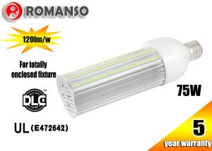 China 75w Outdoor Led Street Light Bulbs , 180 Degree Corn Bulb E27 E39 wholesale