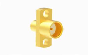 China ASMP Male Flange Mount Gold Plated RF Connector for 2#Semi-flexible/2#Semi-rigid Cable wholesale