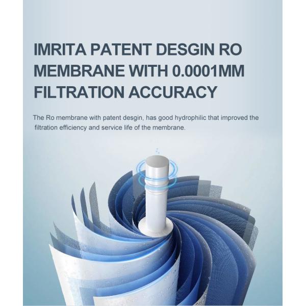 Whole House Reverse Osmosis Water Purifier System 120W 491x170x407mm