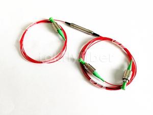 China 1x2 Fused Type PM Coupler FC / APC 980nm 1064nm 1310nm 1550nm wholesale