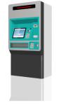 Railway Ticket Vending Kiosk Durable High Definition Facial Photographing