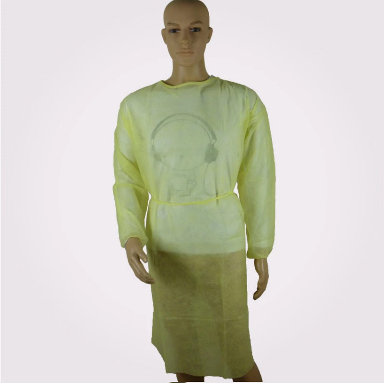 Blue Light Breathable Sms Disposable Hospital Gowns