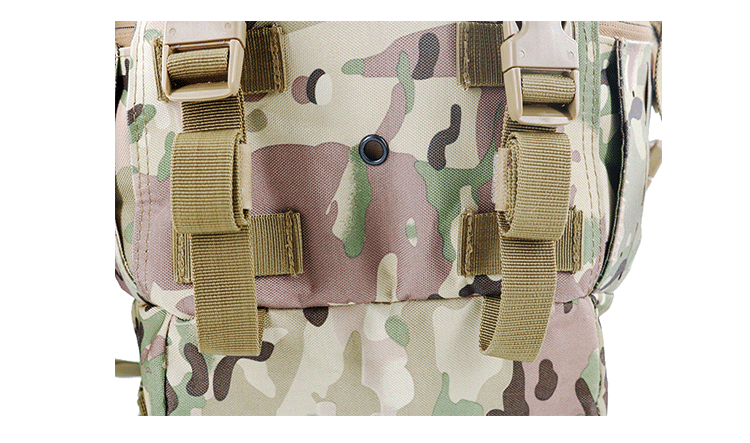 Waterproof Outdoor Backpack with Molle System and 600D Oxford Cloth Material Design