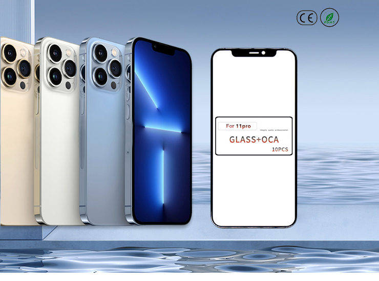 OEM Iphone 11promax Oca Glass Replacement For Mobile Phone