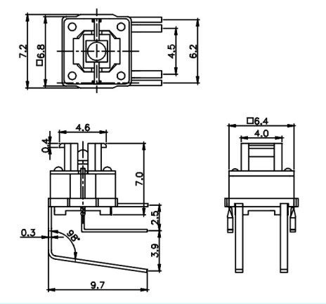 Led Tact Switch AST-1207