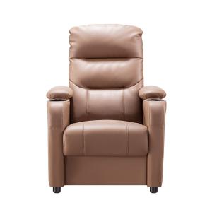 China Theater Furniture Genuine Leather Power Electric Recliner Sofa Chair with Cup Holder wholesale
