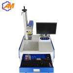 20W Desktop Fiber Laser Marking Machine for ring medal watch and metal