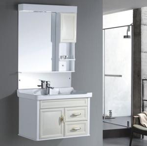 China 80 X48/cm PVC bathroom cabinet / wall cabinet / hung cabinet / white color for bathroom wholesale