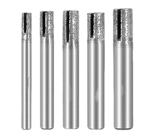 Sintered Hot Press Diamond Engraving Bits For Metal Tip 2mm To 12mm