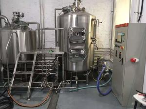 China Polished Alcohol Making Machine , Energy Saving Electric Beer Brewing System wholesale
