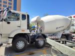 RHD 6×4 10wheels White Concrete Mixer Truck Euro 2