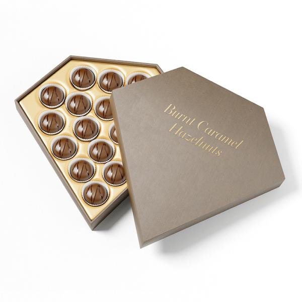 Custom Luxury Colorful Rigiding Shaped Chocolate Box VANISHING Printing Your Own Logo