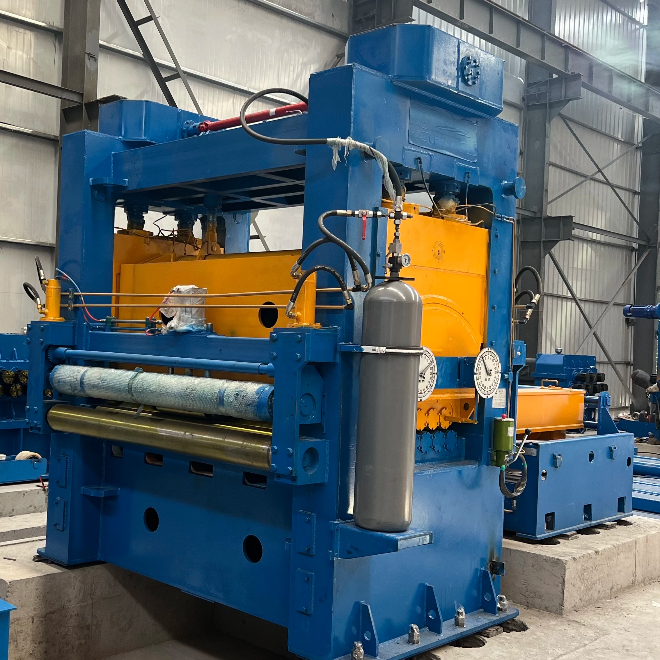 Easy to Operate 16mm Steel 3in 1 Metal Coil Straightening Machine Weight KG 450