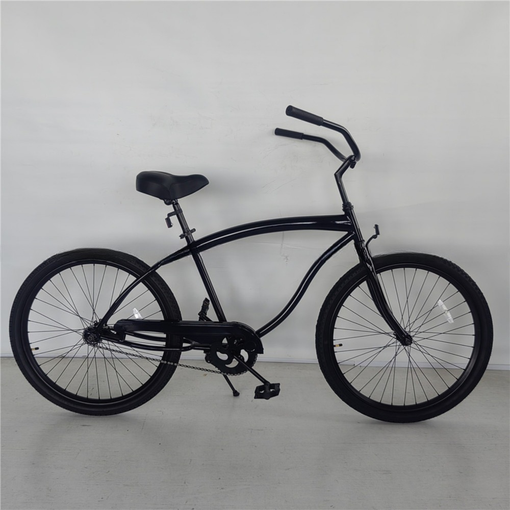 1.8m Length KMC Chain 26 White Wall Men's Bicycle Wheels for Custom Beach Cruiser Bike