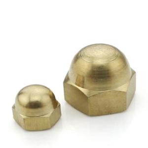 China Decorative Brass Cap Stainless Steel Nuts Gr5 M3-M20 ODM For Mining Equipment wholesale