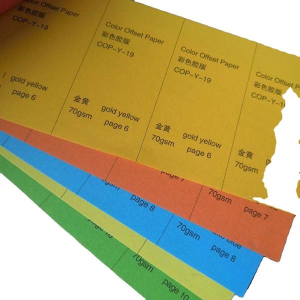 Tracing Paper 55-150gsm Red/Yellow/Green/Pink Color Woodfree Offset Paper/Bond