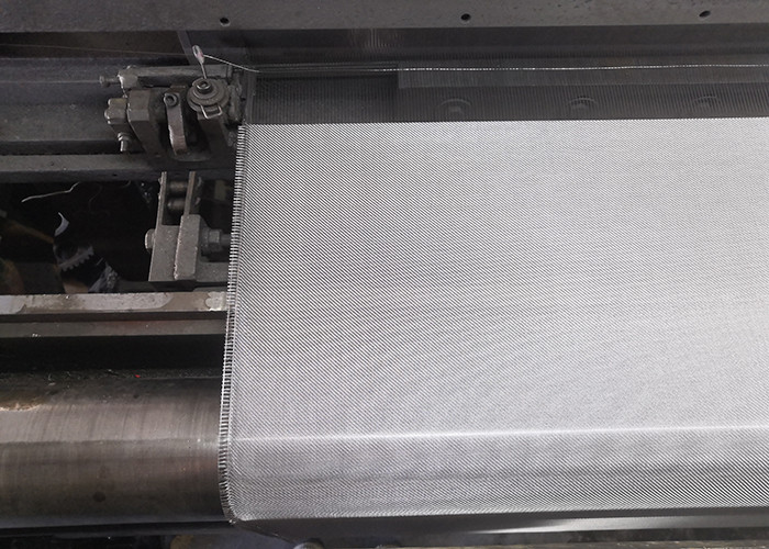 Shuttleless Stainless Steel Wire Mesh Weaving Machine For 100-2000 High Density Mesh