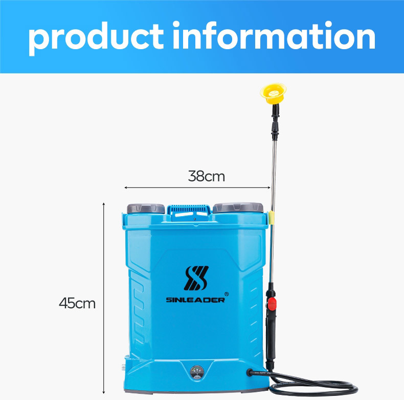 High Pressure Agricultural Pump Sprayer 3 Pistons Hand Pump Sprayer