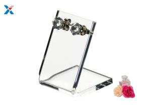 China Transparent Acrylic Jewelry Organizer / Acrylic Earring Organizer With Holes wholesale