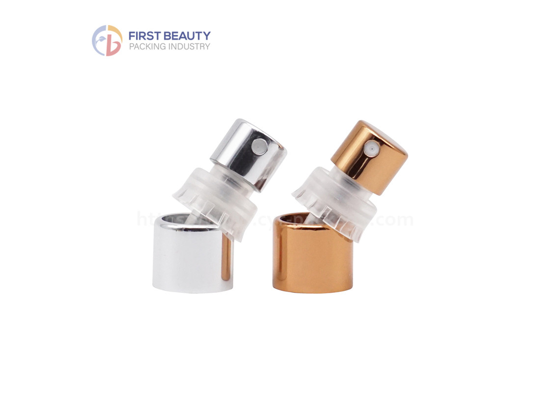 Screw Aluminum Perfume Atomizer FEA13 Silver Crimp Spray Pump Color Custom