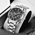 19cm Stainless Steel Quartz Watch For Ladies Waterproof 3BAR 10 ATM