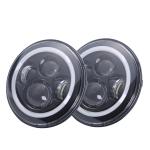 45W 7 Inch Landrover Angel Eye Ring Light , RGB Halo Lights For Trucks