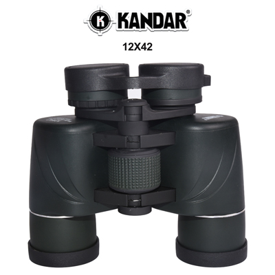 12x42 KANDAR Binoculars for Hunting and Sightseeing in Dark Green or Optional Color