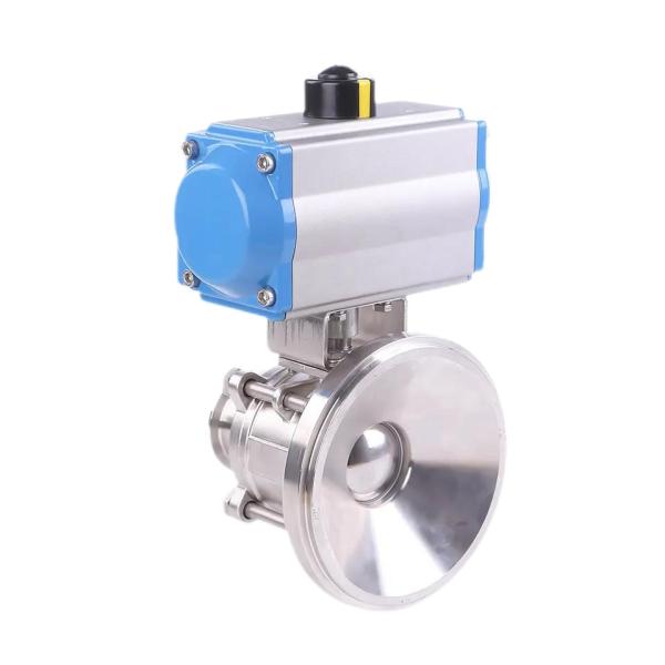 304 316 Stainless Steel Hygienic Weld Clamp Flange Thread Ball Valve with