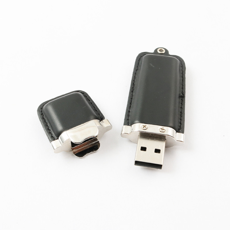 Customized Colors Leather Flash Drive Memory 30MB USB 3.0 256GB 512GB