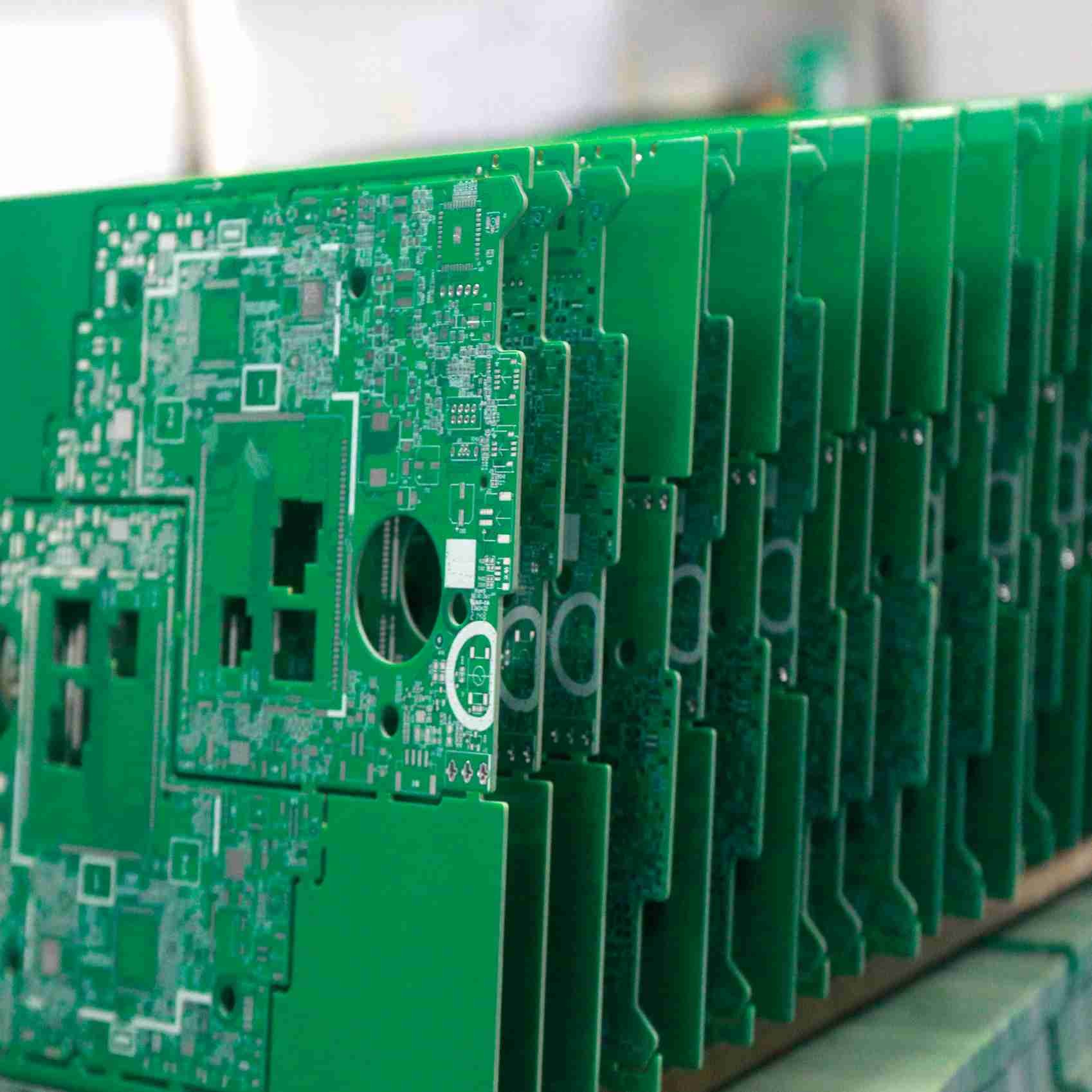 6L 2OZ Multilayer Printed Circuit Board FR4 TG135 Multi Layer Pcb Green Solder Mask
