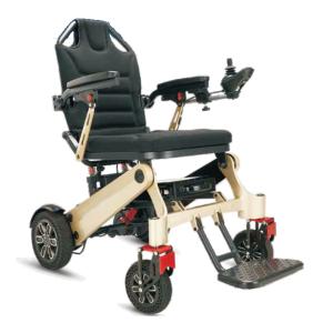 China Aluminum portable Folding Electric Power Wheelchair Gt5100a 250W 24V wholesale