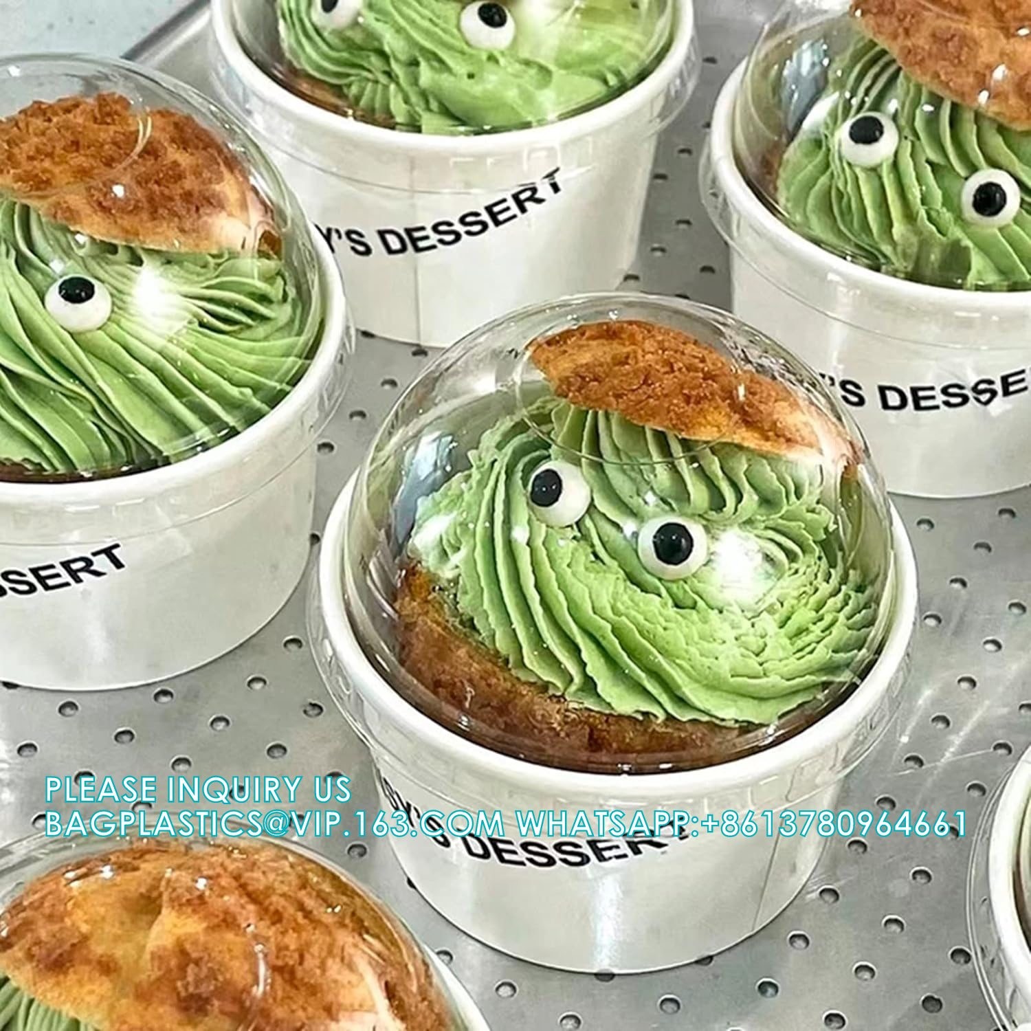Disposable Ice Cream Cups With Lids And Spoons For Freezer, Dessert Cups Ice Cream Bowls Snack Containers