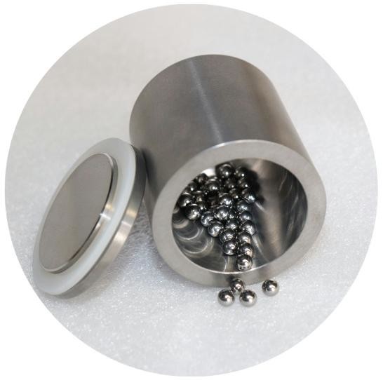 Ball Mill Jar Ball Mill Manufacturer Tungsten Carbide Customizable 50mL Capacity With 46mm Inner Depth
