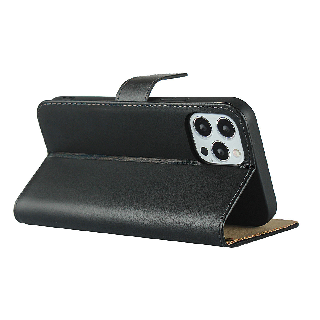 Book Design Card Pocket Phone Case Mangetic Clip Closure For Iphone 12 Pro Max