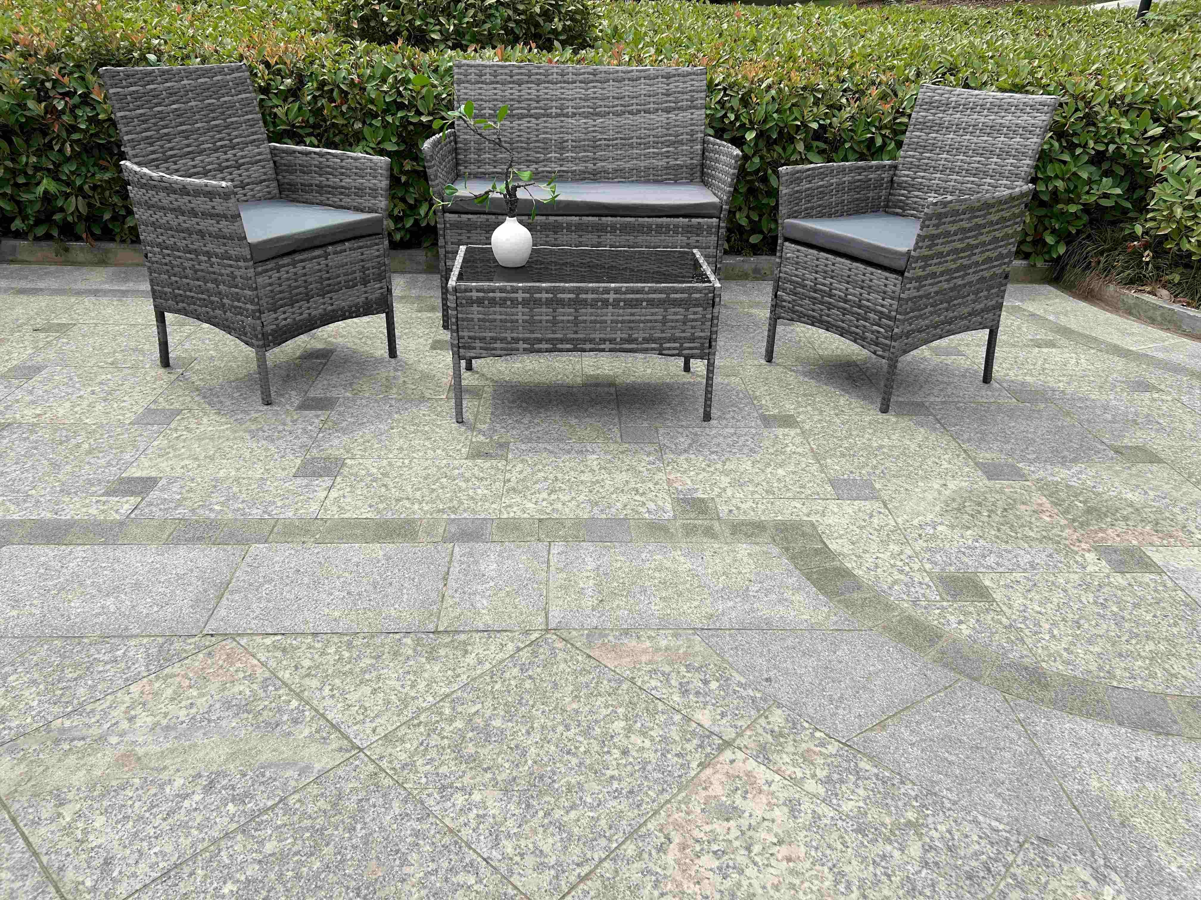 4 Seater Rattan Garden Table And Chairs Wicker Table Chairs Garden Furniture Set