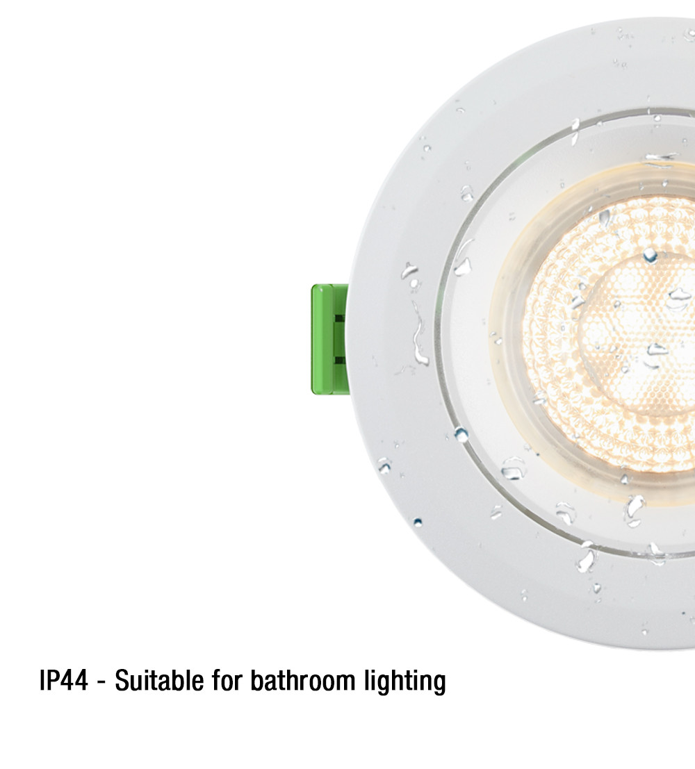 Anti Glare SMD LED Panel Downlight , 5.5W 3000K Dimmable Recessed LED Downlight