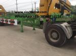 Container Sidelifter Trailer 3 Axle 20 Feet and 40 Feet Container XCMG Crane