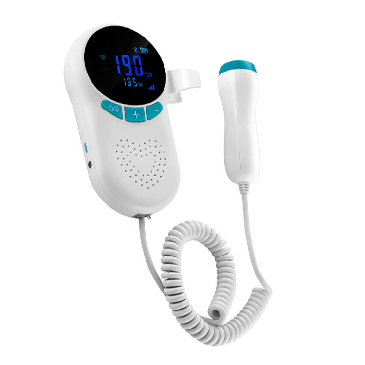Home Digital Durable Pocket Size Portable Fetal Doppler Baby Heart Monitor Fetal Doppler